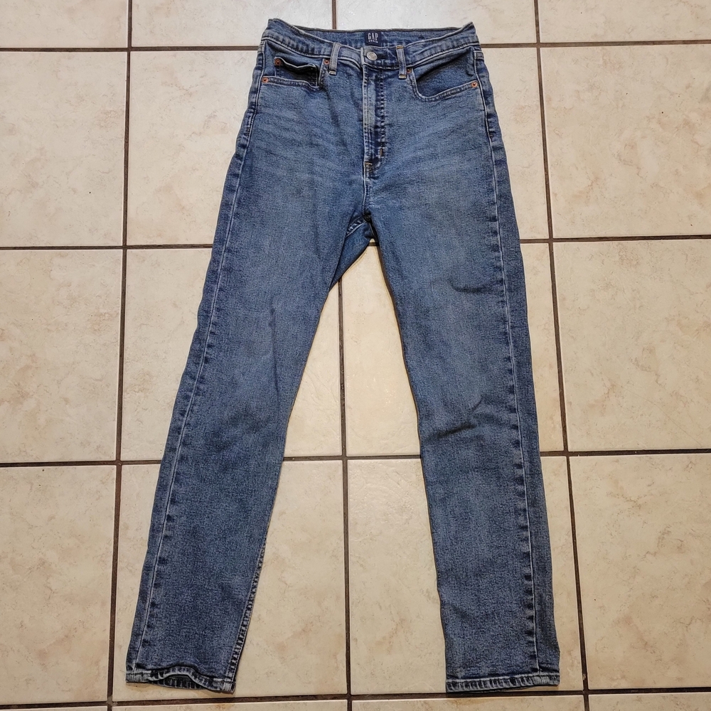 GAP 1969 Cigerette Classic Blue Skinny Jeans
